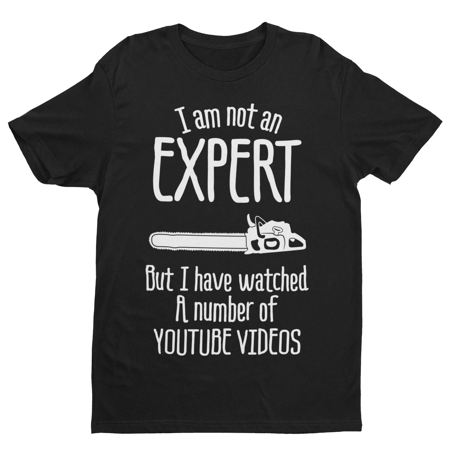 

I Am Not An Expert Graphic Printing Summer Luxury Brand Pure Cotton Men's and Women's T-shirt Short Sleeve Trend Fashion