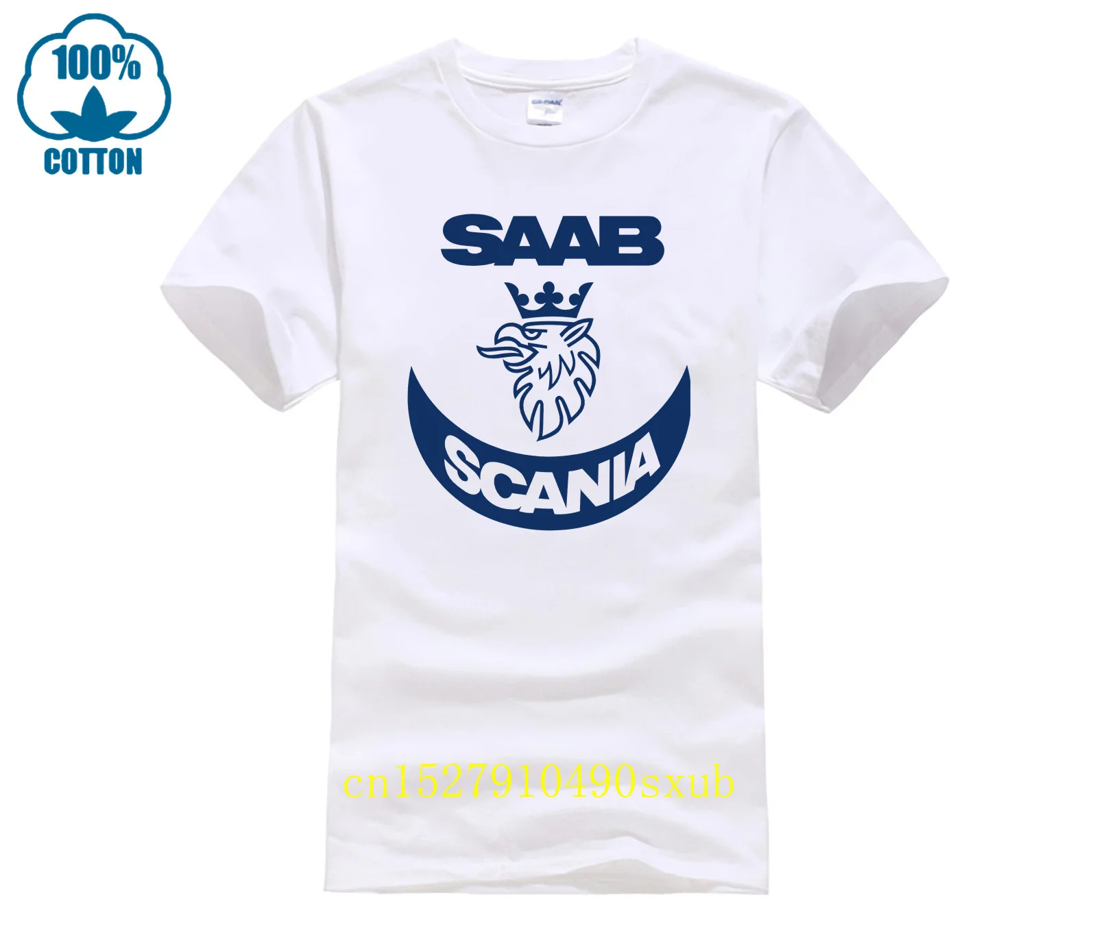 SCANIA-Truck 2024 Fashion T-shirt Men Print Round neck T-shirt Summer Fashion Short Sleeve Cotton T Shirt