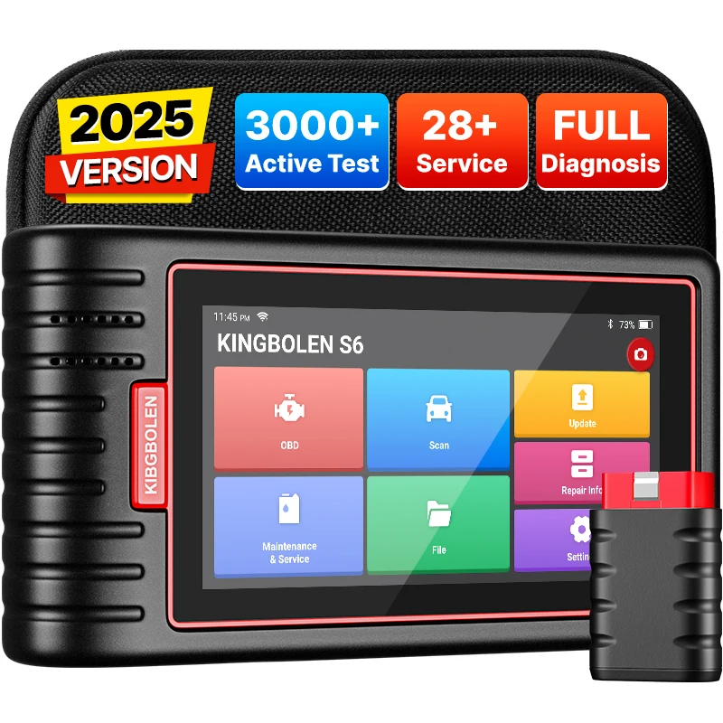 

KINGBOLEN S6 Professional Full System OBD2 Scanner Car Code Reader with 1-Year Warranty