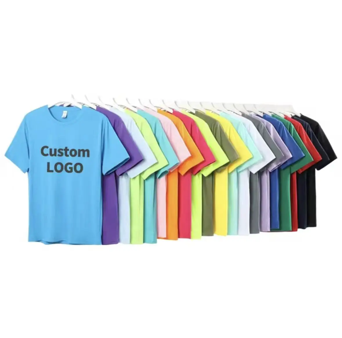 High-quality 100% quick-drying round-neck short-sleeved T-shirt with sports mesh ventilation for absorbing sweat and drying off,