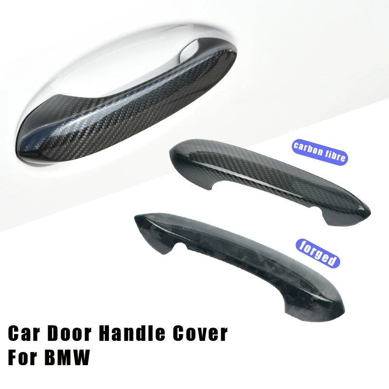 Carbon Fiber Exterior Door Handle ABS Cover Trim Customized For BMW G20 G30 G32 X1 F48 X2 F39 X3 G01 X4  F15 G05 X6 F16 G06 X7