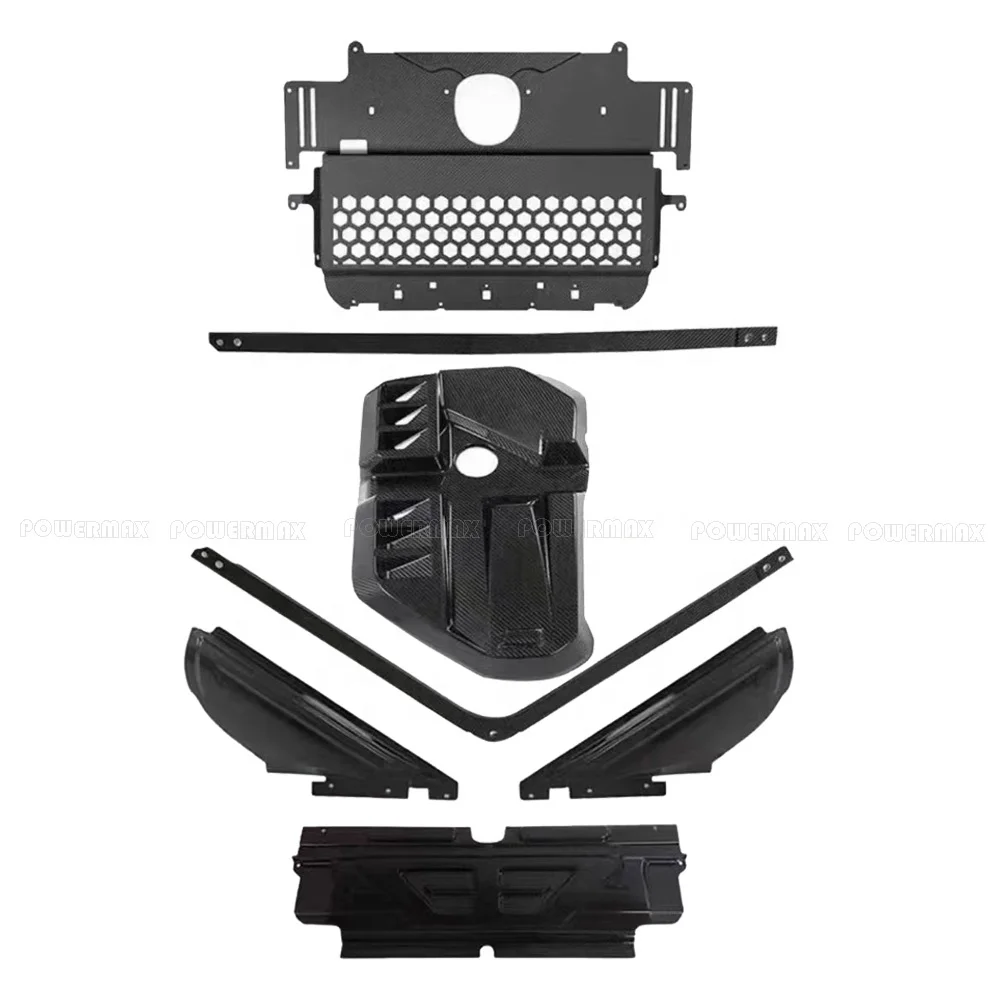 

BMW M4 G83 M3 G80 2021+ Dry Carbon Fiber Interior Kits Engine Bay & Trunk Hood Protection Engine Bay Cover Trim