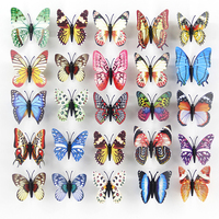 Glow Refrigerator magnet Butterfly Design Decal Art Decal Room Magnetic Home decor DIY wall decor Latest