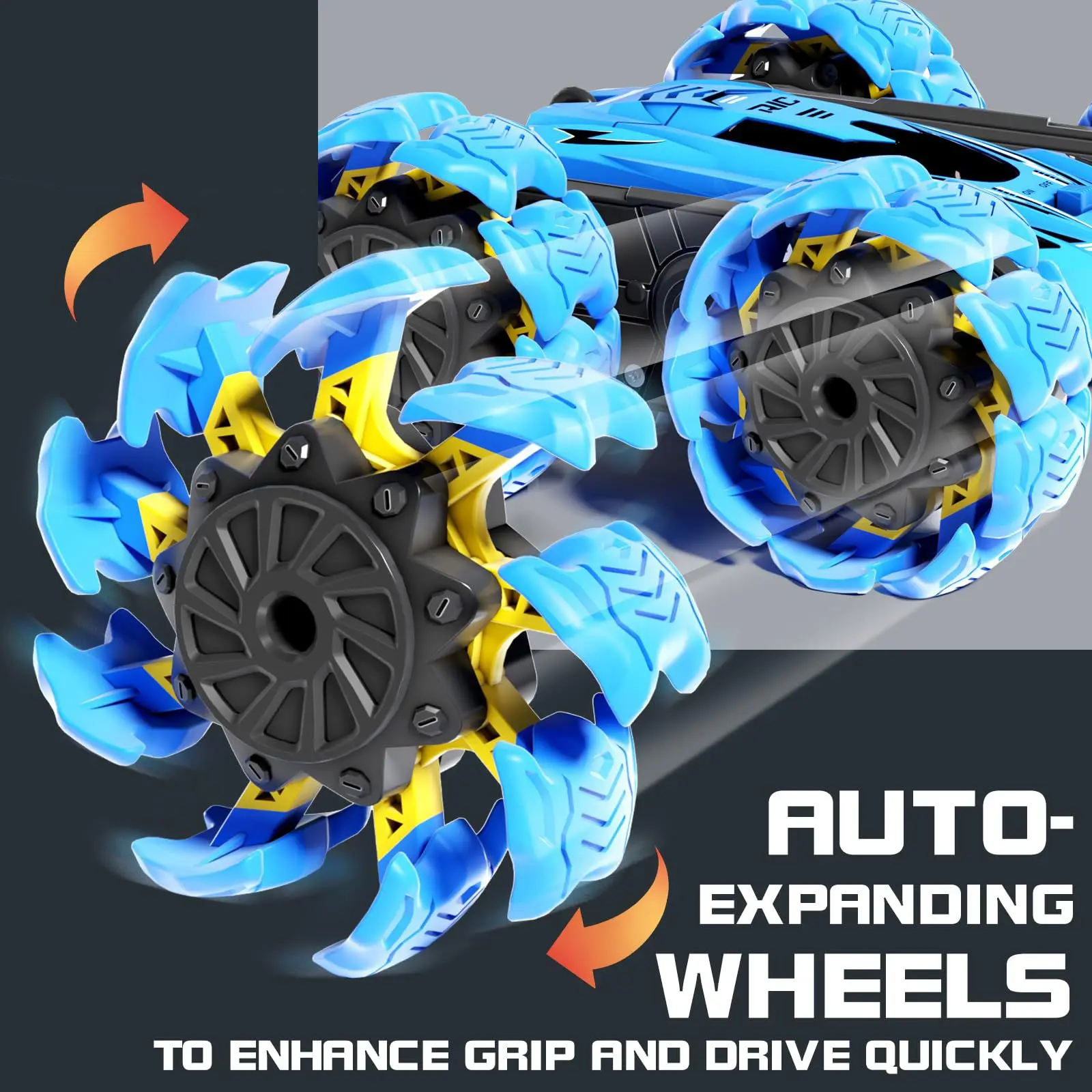 RC car high speed 4wd remote control stunt car with led light gravity sensor 360° rotation electronic Racing vehicle usb charge