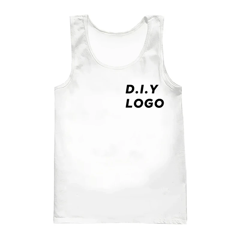 Diy Custom Design Own Style Polyester 3D Printing Tank Tops Men Women Streetwear Oversized Tops Tees Suppliers For Drop Shipper