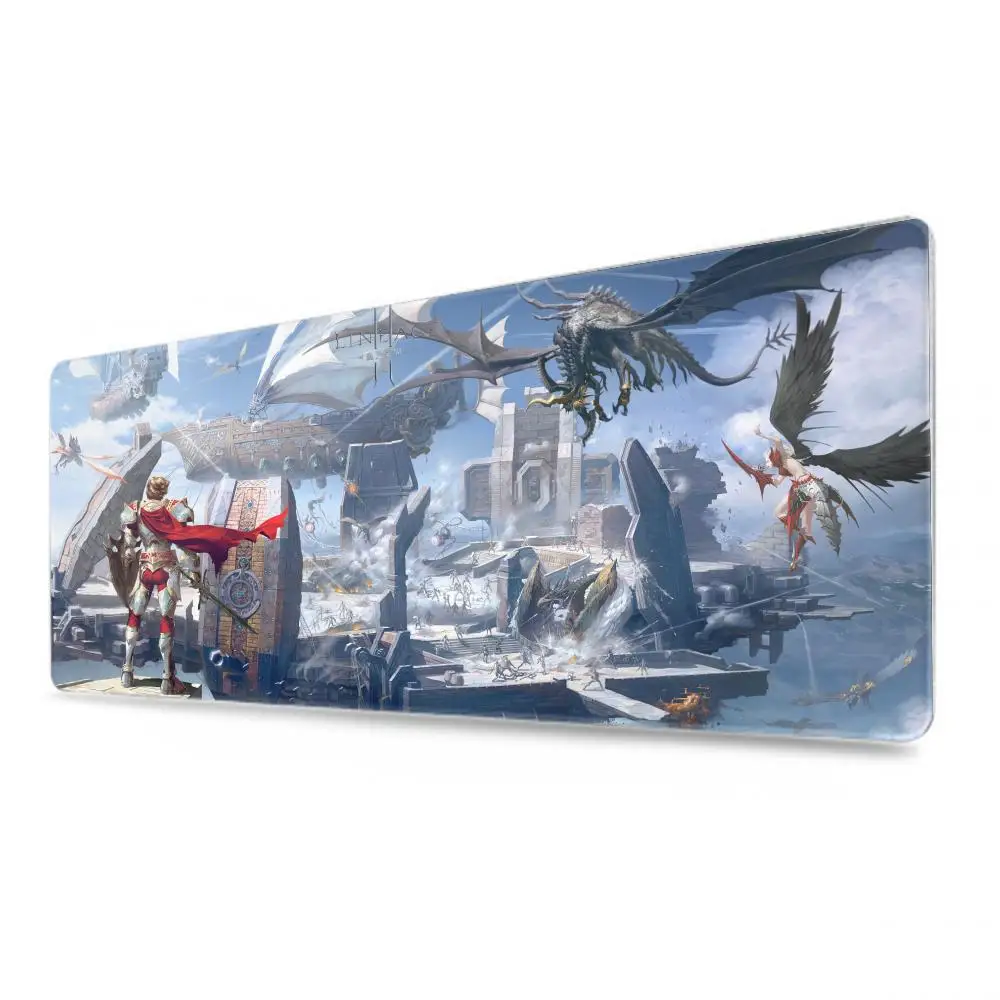 Lineage 2 Mouse Pad Gaming Mousepad Pc Accessories Keyboard Mat Desk Protector Mats Anime Mouse Pads