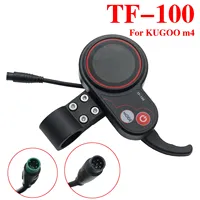 TF-100 Electric Scooter LCD Instrument Bicycle Accelerator Controller Power Switch Throttle Handlebar 5Pin for Kugoo M4