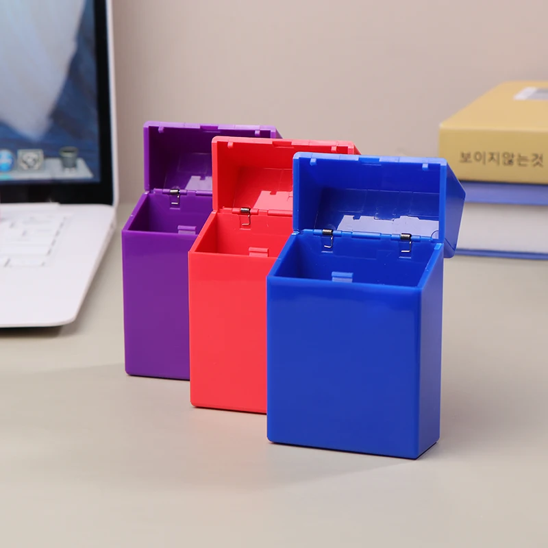 Plastic Korean Photo Card Holder Black White 3 Inch Idol Photocard Protective Storage Box Small Card Collection Organizer Case