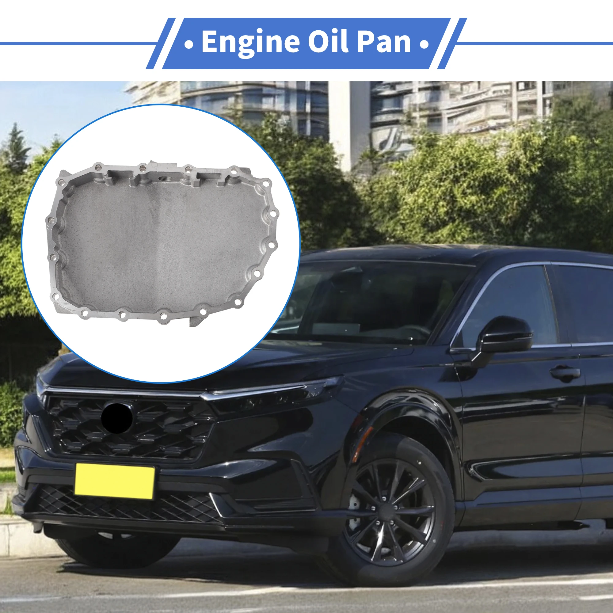 

UXCELL No.21151R3W000 Engine Oil Pan for Honda Civic 14-20 Aluminum Alloy Silver Tone