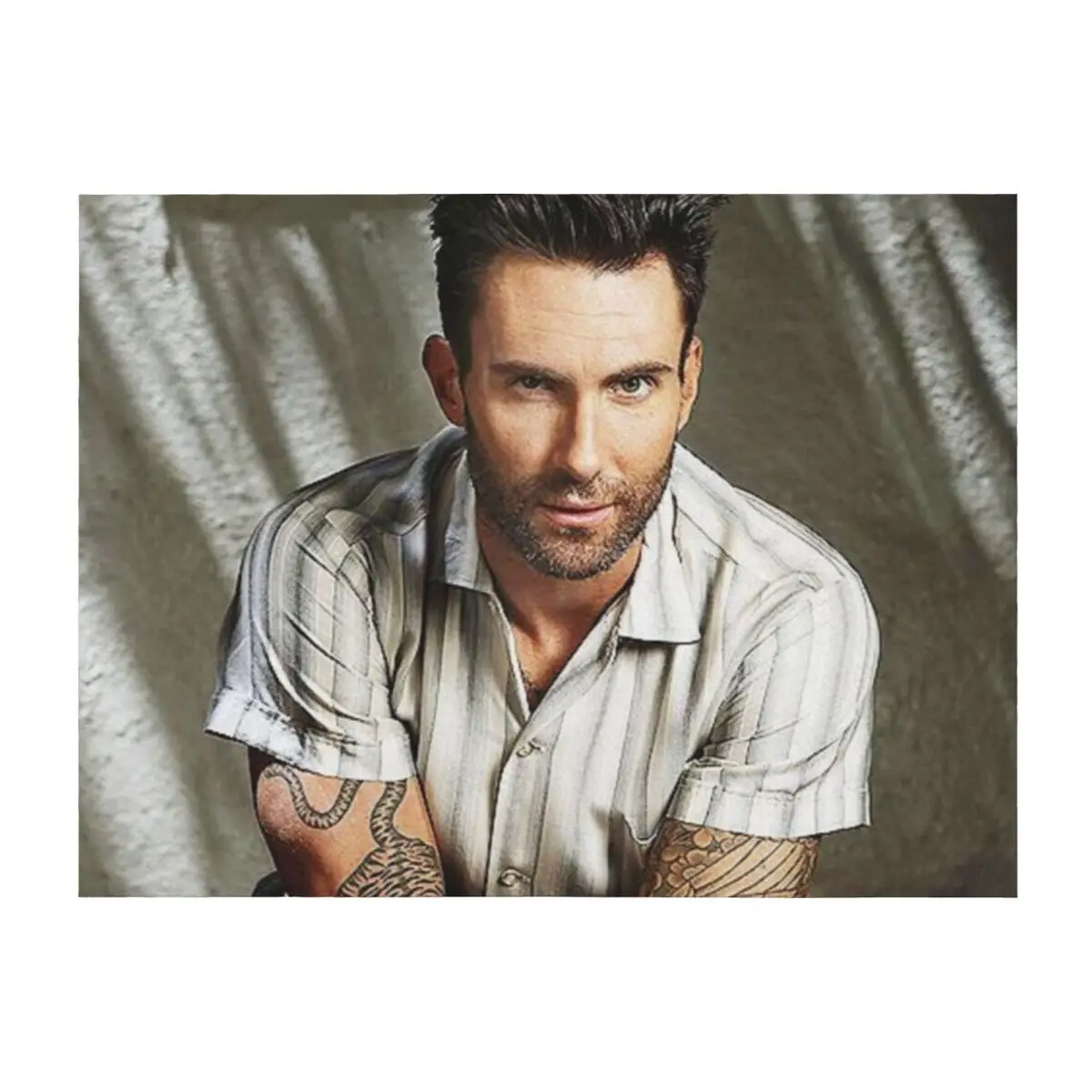 

adam levine Throw Blanket Custom Moving Soft Plaid Designers Blankets