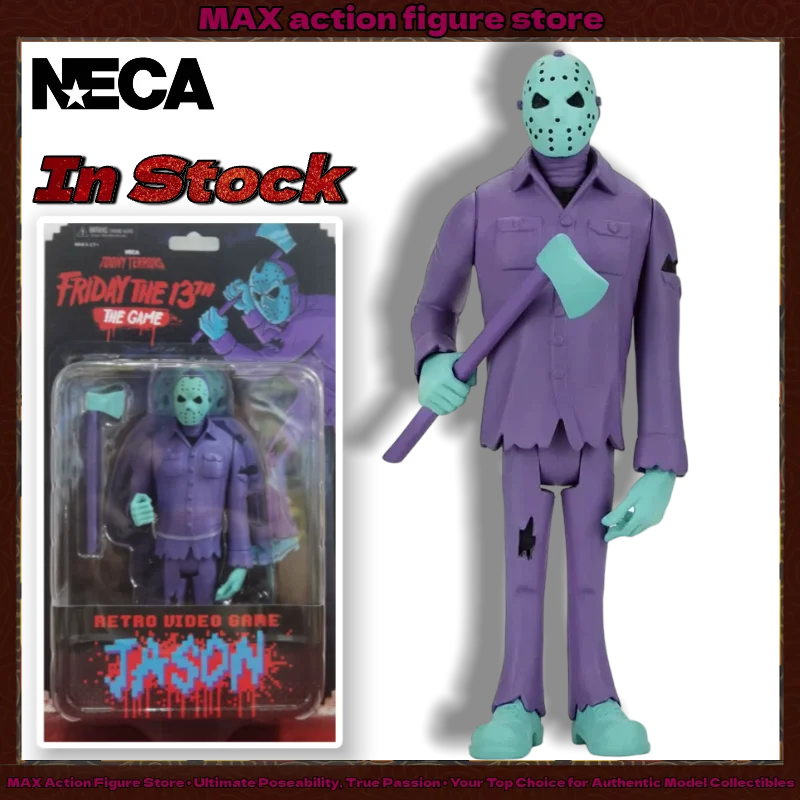 Op voorraad: NECA 39726 Friday The Game Toony Terrors Retro Jason, 15 cm actiefiguur, officieel gelicenseerd, horrorcollectie.