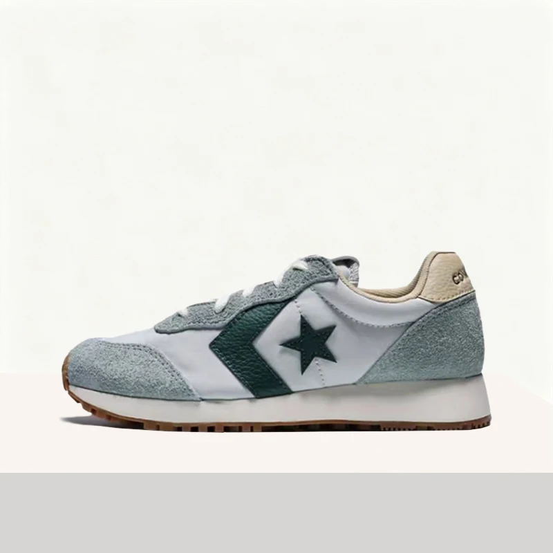 Converse Omega Trainer Unisex White/Green Low-Top Casual Shoes – Comfortable Stylish Durable Sole & Everyday Fit A15605C