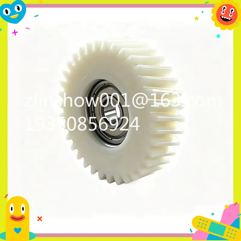 47.5x13mm Oblique Planetary Gear 35 Teeth Helical Gears with 608z Bearing Electric Bike Nylon Gear for E-bike Hub Motor Parts