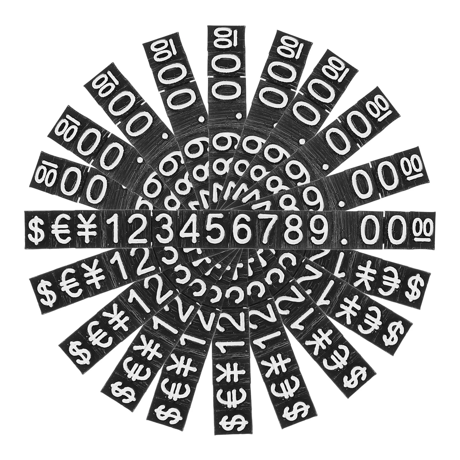 

10 set Price Tag Cube Small Sale Display For Jewelry Clothes Crafts Adjustable Retail Price Block Stand Label Holder For Store