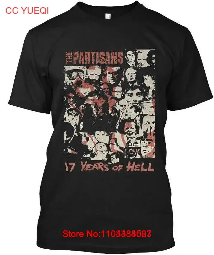 

NWT The Partisans 17 Years of Hell Alternative Rock Band Logo T-Shirt Size S-3XL