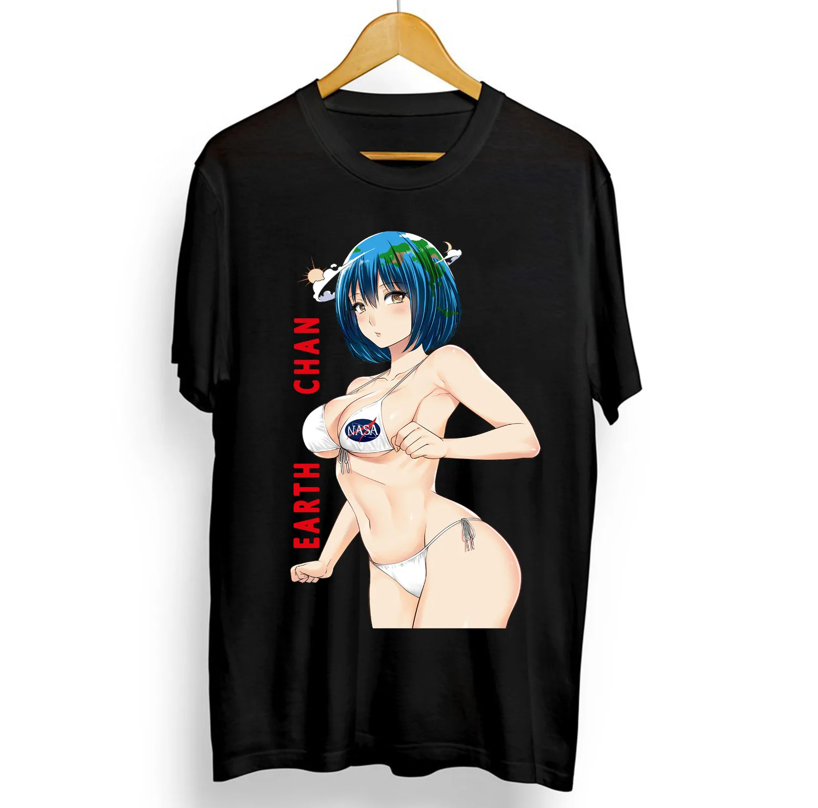 

Anime Girl I Love Manga Earth-chan anime new unisex T-Shirt S to 5XL 4 colors