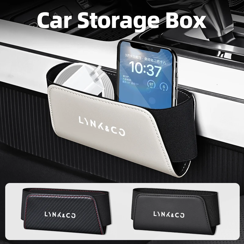 

Car Interior Seat Seam Organizer Door Storage Box Phone Card Bag For LYNK&CO 06 03 05 08 09 01 02 Hatchback BX11 EX11 ZERO LYNK