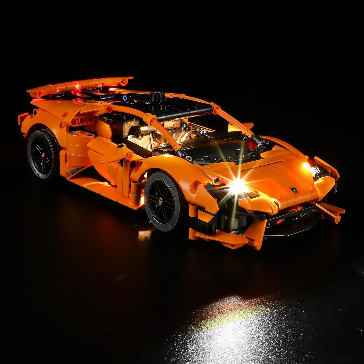 Hprosper Led Light For 42196 Technic Lamborghini Huracán Tecnica Orange Only Decorative Lamp (Not Lego Building Blocks)