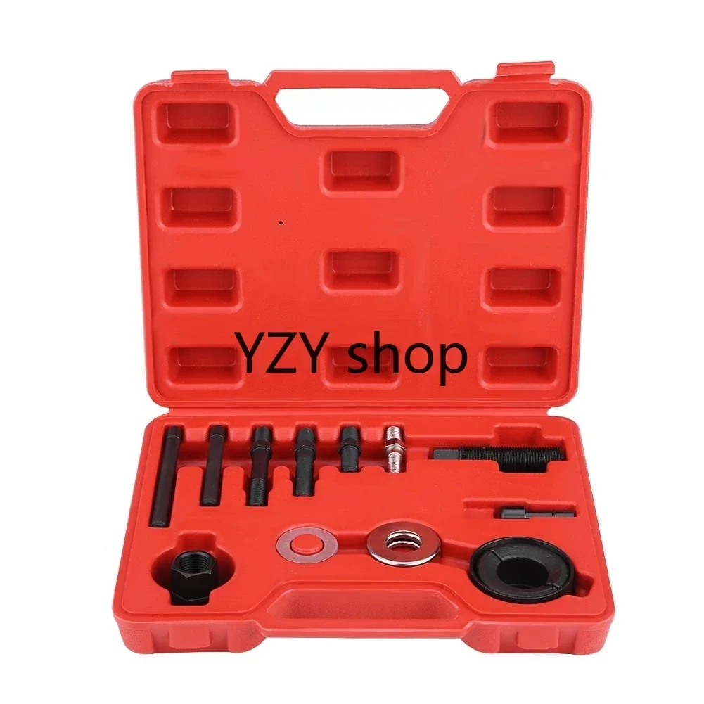 

12pc Pulley Puller Remover Installer Set for GM Chrysler Ford Power Steering Alternators Hand-held Car Disassembly Tool