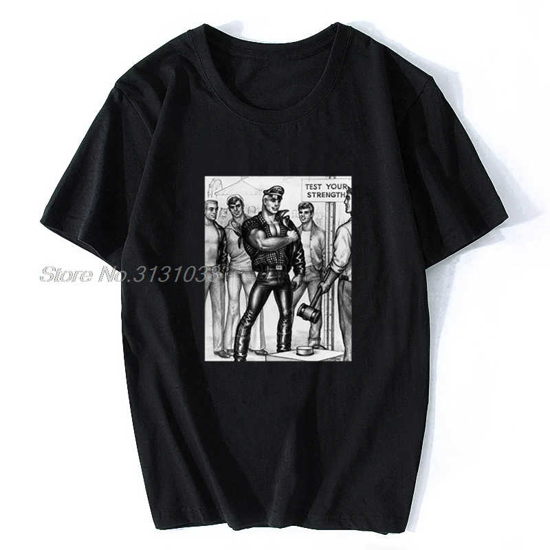 Men T Shirt Summer Tees Fashion Design Bob Mizer And Tom Of Finland O Neck  T-shirt Novelty Tshirt Women Harajuku Streetwear