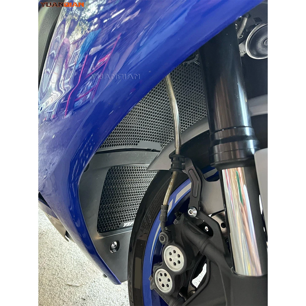 

For Yamaha YZFR1M YZFR1 YZF-R1 YZF-R1M YZF R1 M 2015-2023 2024 Motorcycle Radiator Grille Guard Cover Oil Cooler Guard Protector