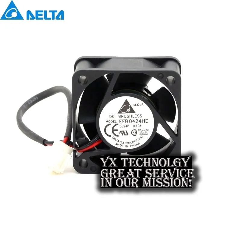 For Delta 40*40*20mm EFB0424HD double ball 4020 24V 0.1A 4CM 40mm inverter cooling fan