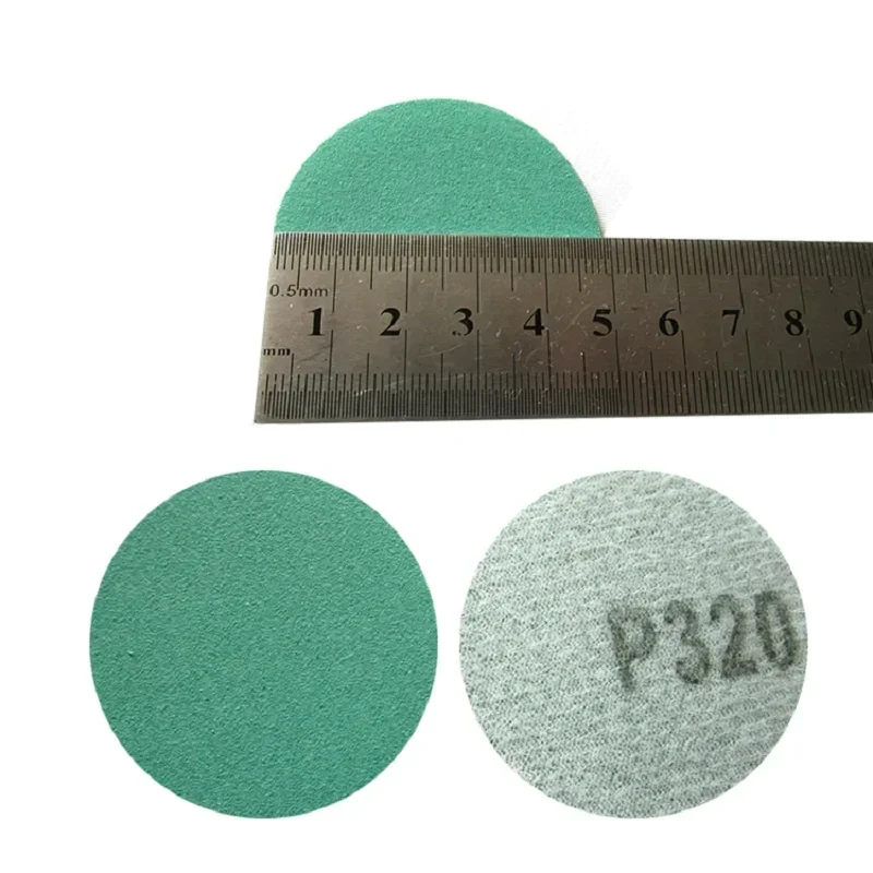 2 Inch Hook and Loop Sandpaper 20 Pcs 50 mm PET Film Wet Dry Sanding Paper for Polishing and Sanding Woodworking Car ﻿Metal