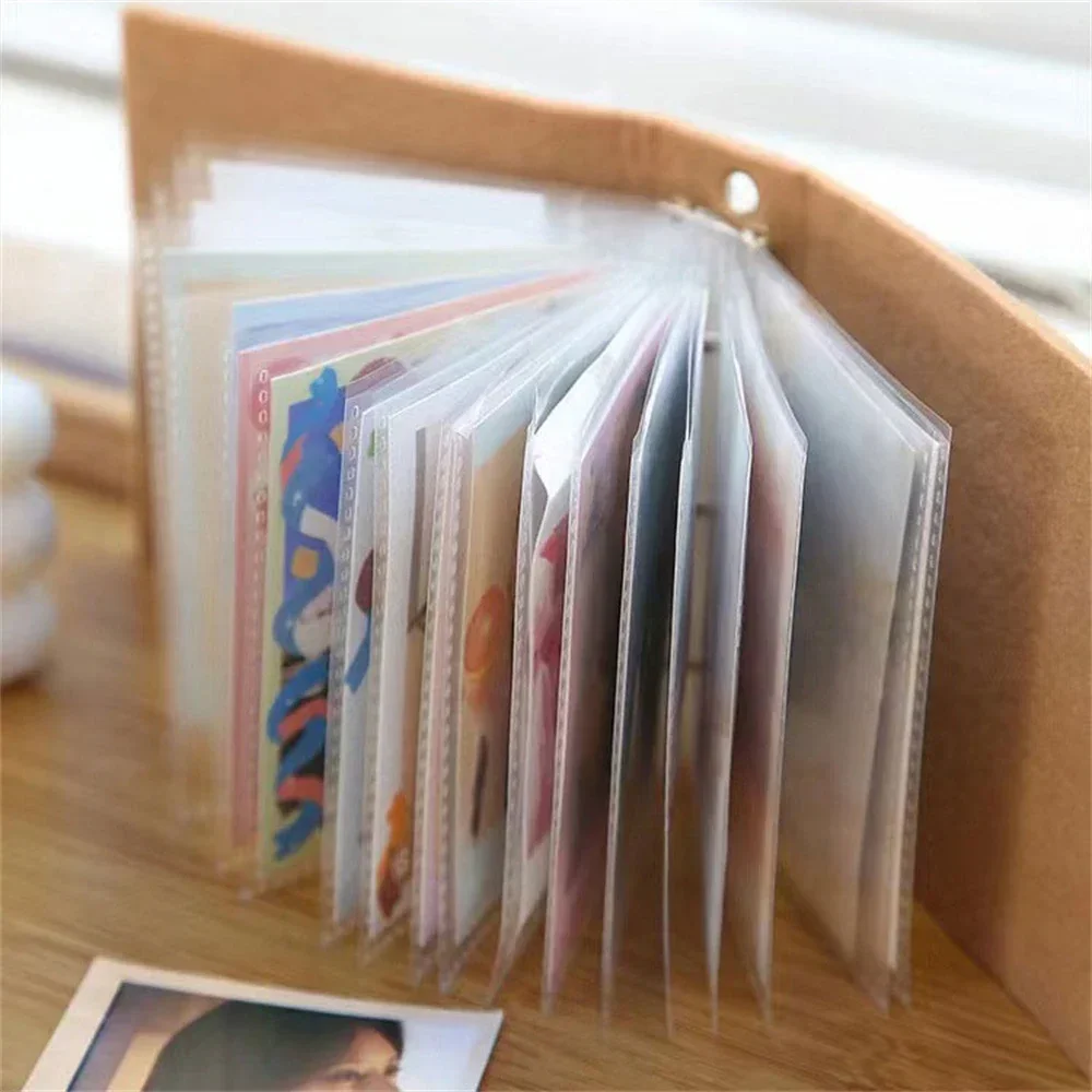 

Idol Album for Girls Fans Small Card Storage Loose-leaf 3 Inch Photos One-grid Polaroid Picture Album Collection Cards Book