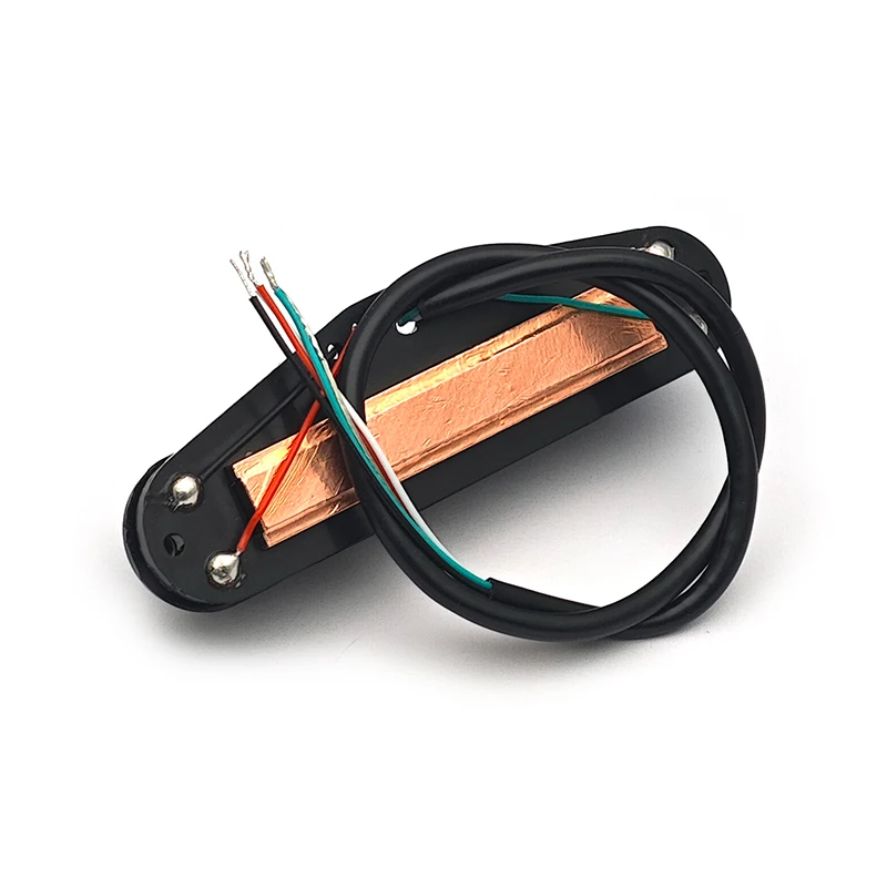 3+3 Adjustable Pole Piece Single Coil Pickup S/T Mini Humbucker  Size 9K 4 Conducts Output Coil Splitting Pickup Multi Colour