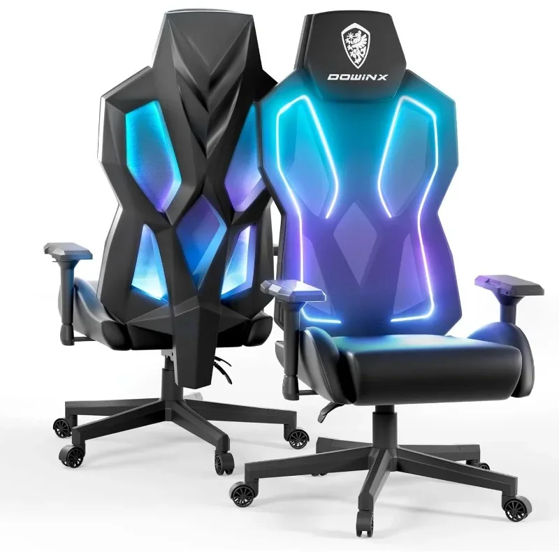 Gaming Chair with LED Lights, Ergonomic Computer Chair for Adults, Reclining Chair