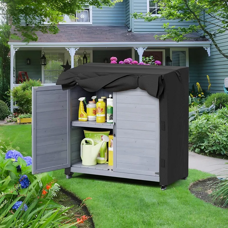 210D Oxford cloth Outdoor table cover Garden Wooden locker cover Outdoor shoe cabinet cover Rain cover Dust cover