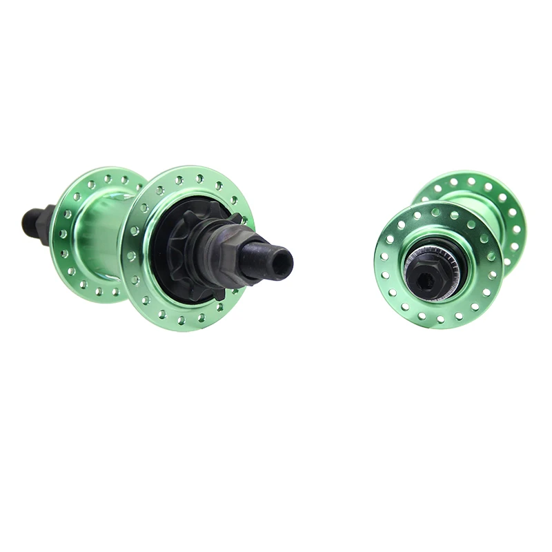 BMX5 Perrin 36H Lightweight Aluminum Hub, Front 100mm Rear 110mm, Open Gear Flywheel, 9 Teeth V-Brake Steel Shaft