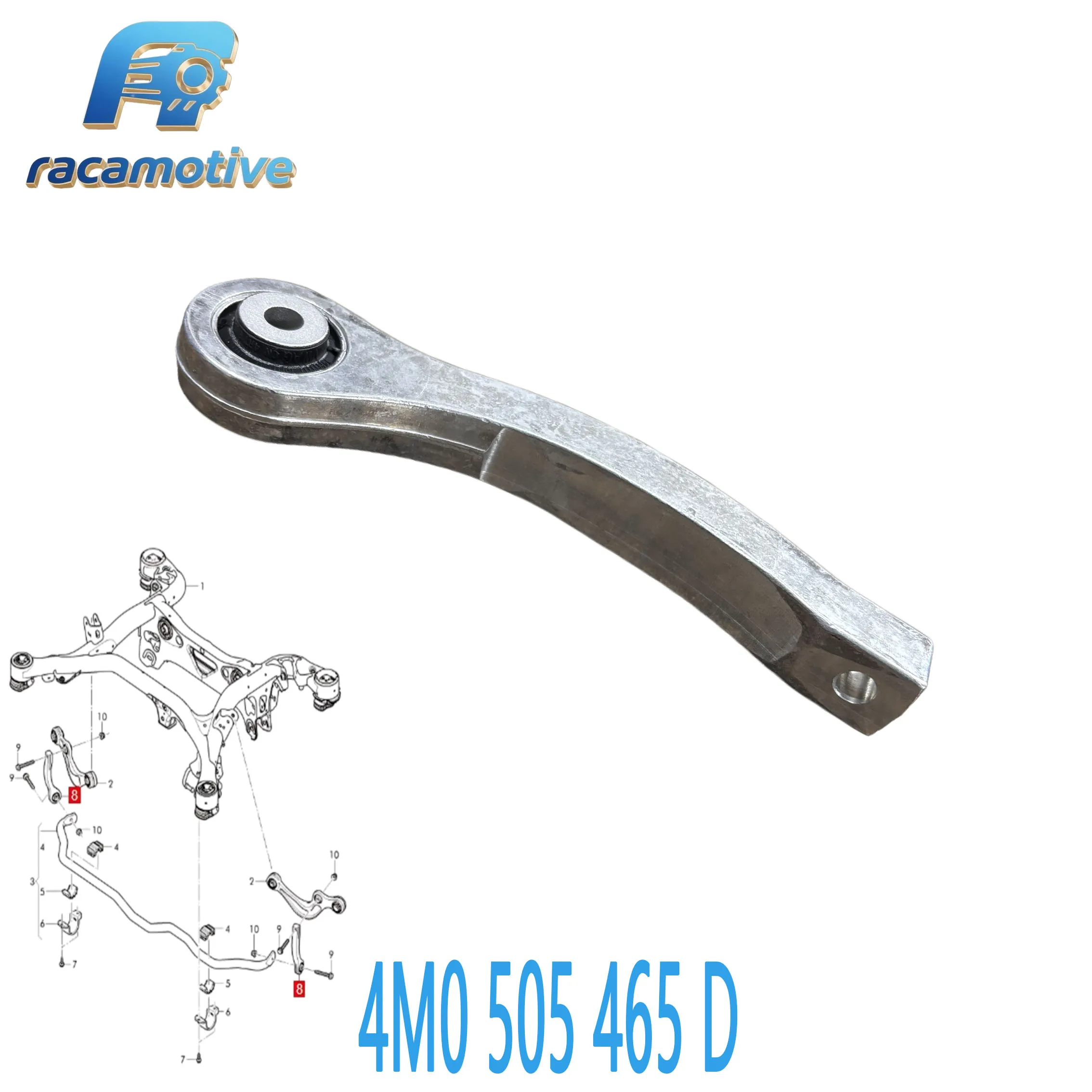 4M0505465D 958505465D  for  Audi, VW Touareg (CR7), Bentley, Porsche Cayenne (9YA), Lamborghini rear axle stabilizer link.