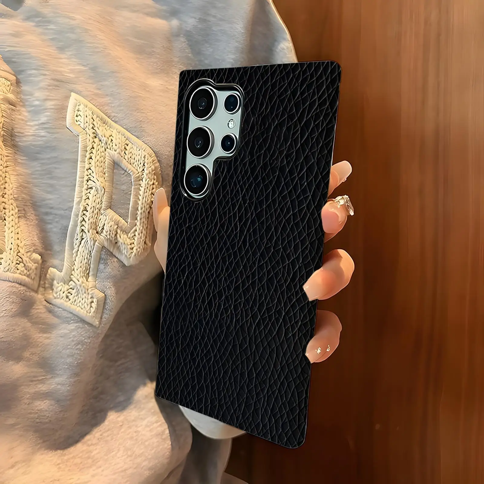 Animal leather texture Tiger skin Phone Case For Samsung Galaxy S26 25 S24 S23 S22 S21 Ultra Glossy Film Phone Case