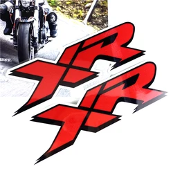 XR logo decal Motorcycle Fuel Tank Side Panel Rim Helmet moto Reflective sticker decal For Honda XR100 XR100R XR185 XR200 XR200R