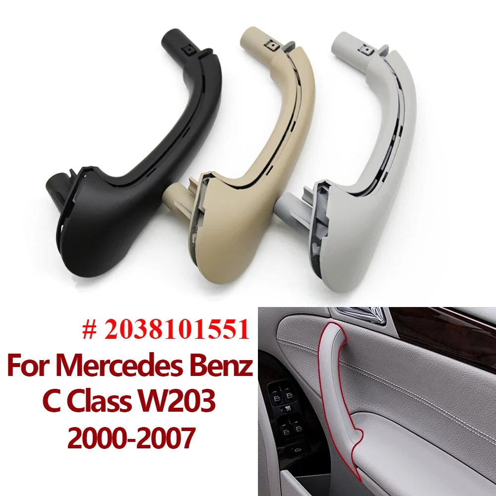 

Upgraded Car Interior Door Pull Grab Handles Replacement For Mercedes Benz W203 C Class 2000-2007 2038101551