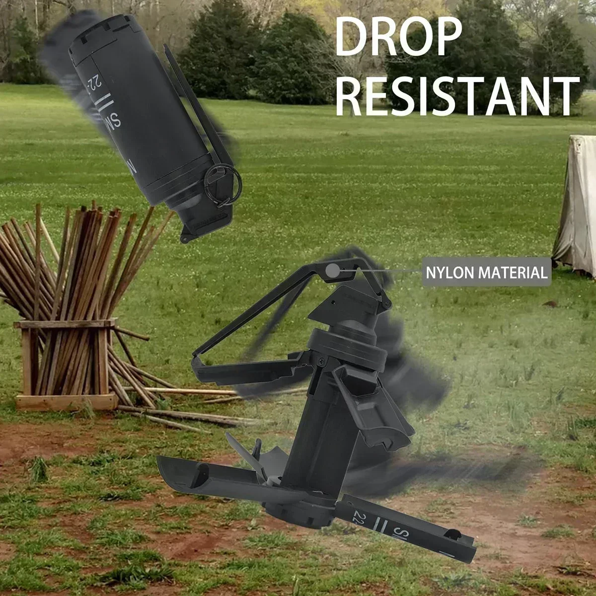 BLDart Gun Dart Gun 1/2 قطعة M18 لعبة قنبلة يدوية، قنبلة يدوية تكتيكية نموذج قنبلة دخان لعبة بلاستيكية-نموذج قنبلة يدوية خارجية.