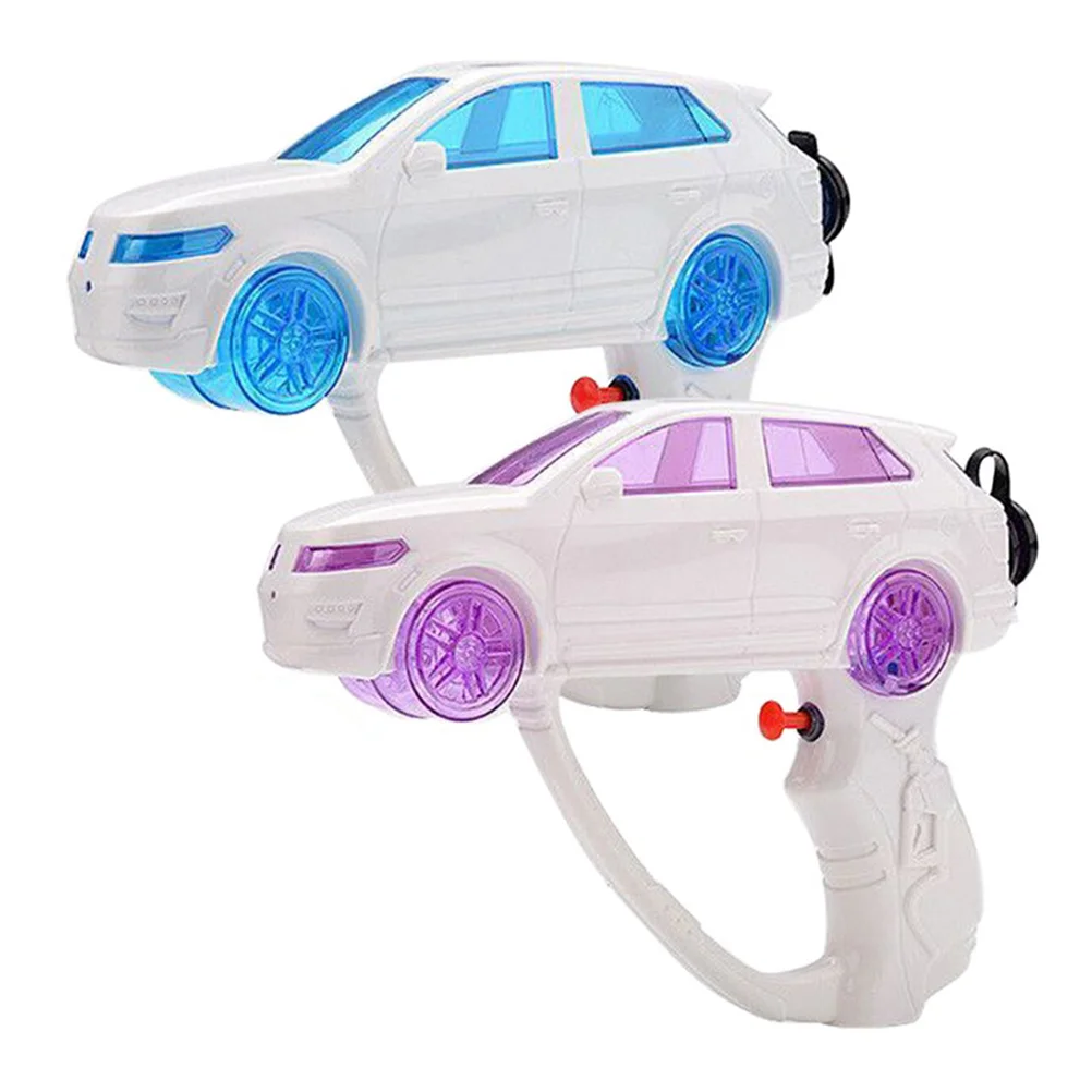 2pcs Children's Wrist Water Playing Toy Portable Summer Beach Swimming Hand-held Cartoon Car Shape Water Jet Toy (Random Color)