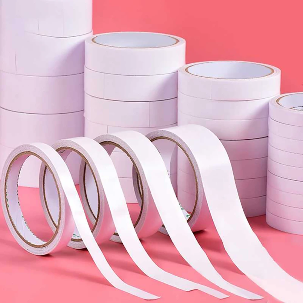 

Width 10mm-100mm Double Sided Tape Strong Ultra-Thin Fixing Tape Hand Office Stationery Home Handmade Double-Sided Tape 12/40M