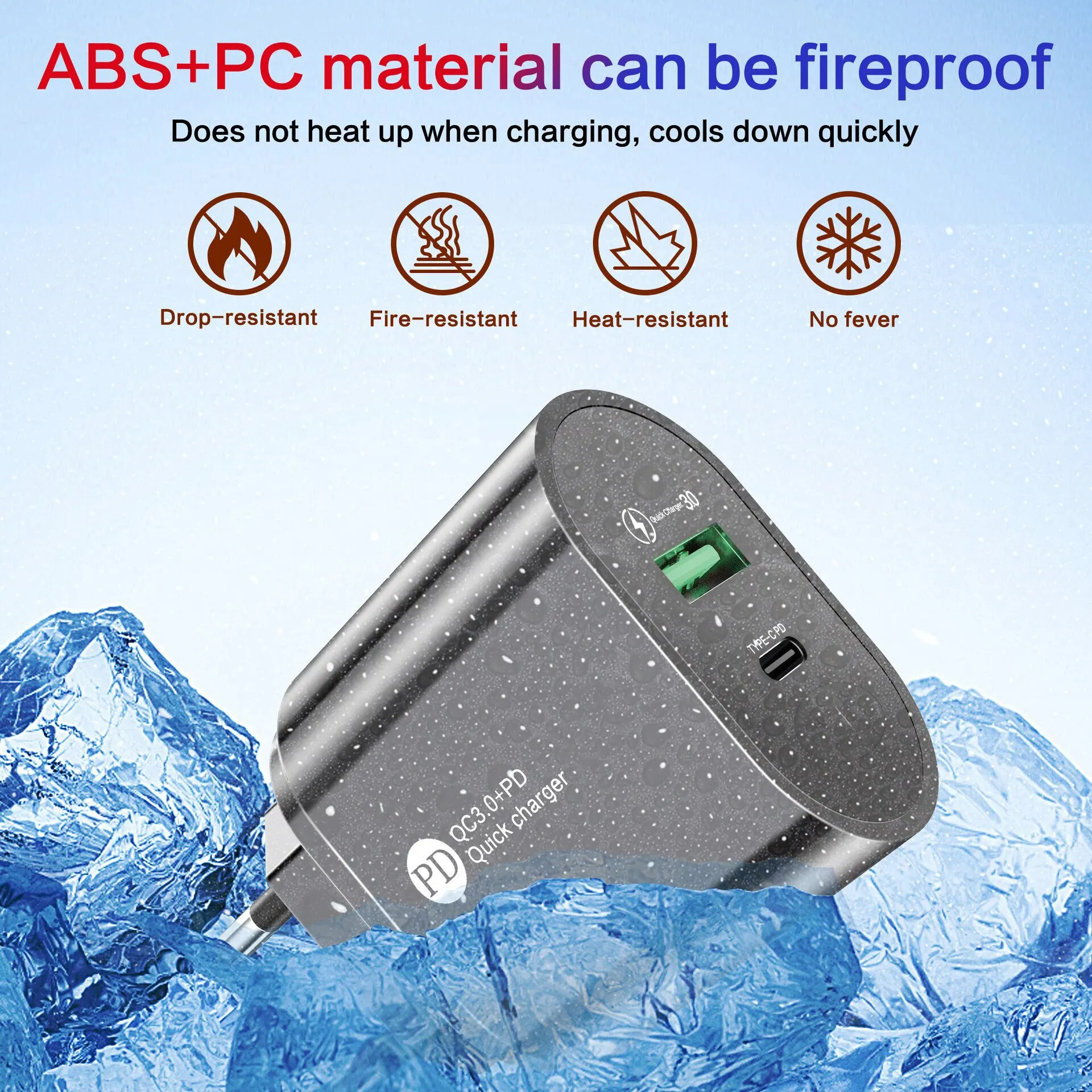 Pd 36w شحن سريع ، هاتف سريع الجدار لهاتف Iphone 13 12 Pro Ipad شاومي وسامسونج