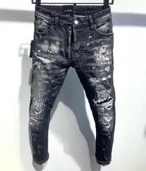mens black jeans top quality