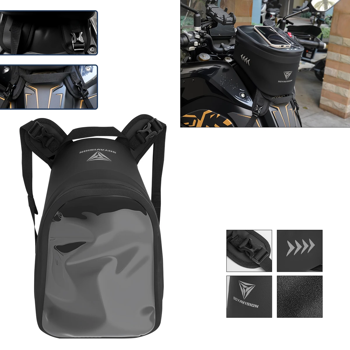 Tracer Tenere Fuel Tank Bag For YAMAHA MT09 TRACER 900 9 /GT FZ09 FJ09 Fazer FZ MT XTZ 07 09 10 Motorcycle Luggage Storage Bags