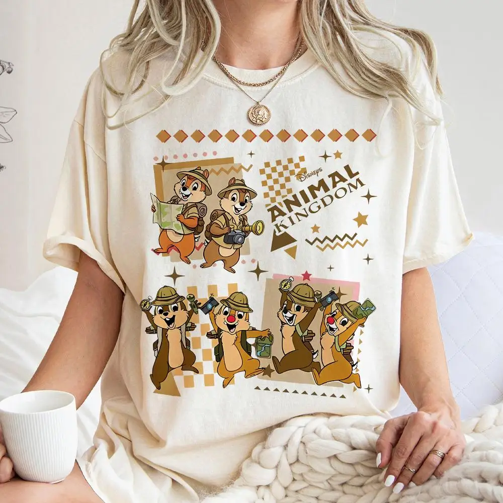 

Chip N Dale Safari Shirt, Animal Kingdom Shirt, Safari Shirt, Chip and Dale Trip Tee, Chip and Dal Rescue Rangers movie