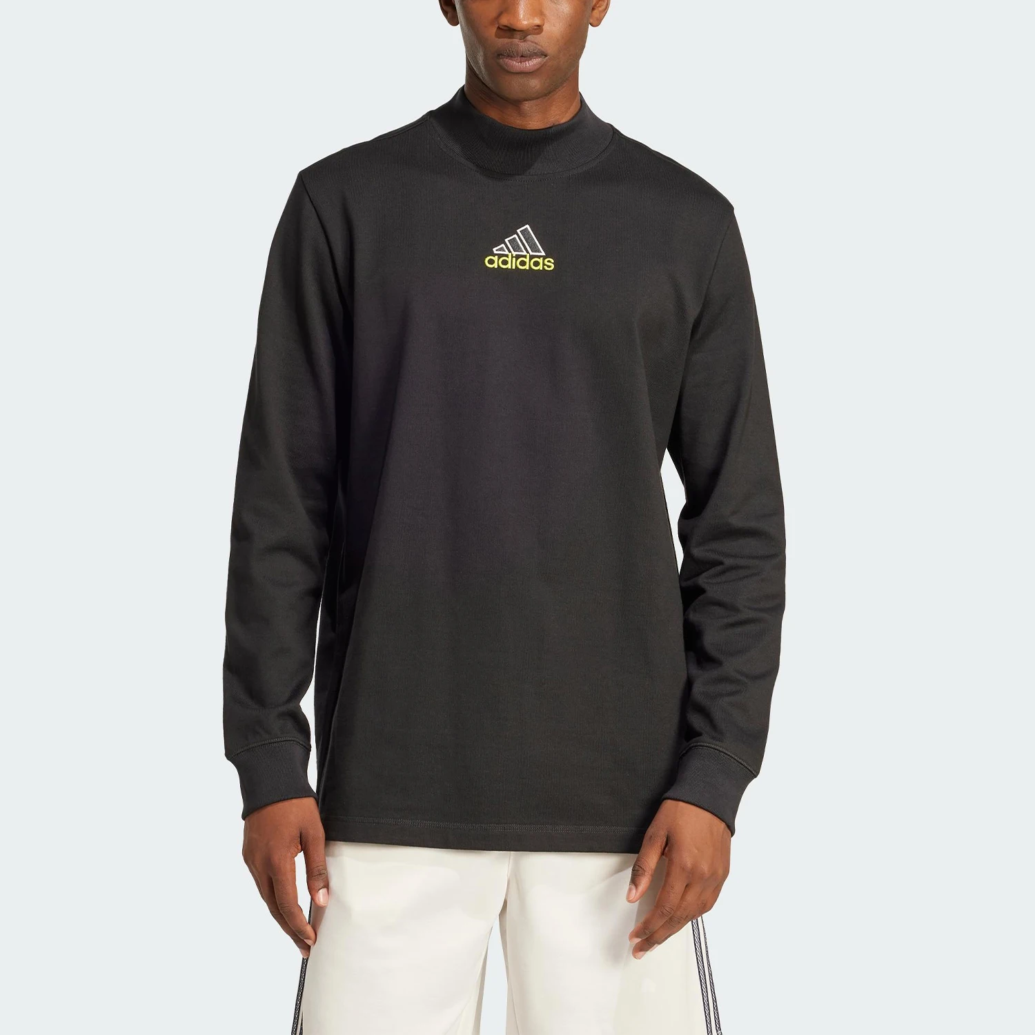 

Официальная мужская трикотажная футболка Adidas Genuine 2025 года для тренировок на молнии JD5401