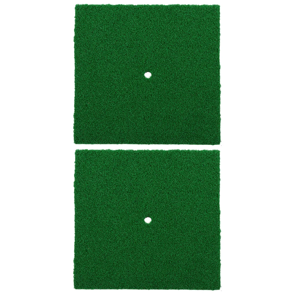 

2pcs Golf Hitting Mat 1.2M Practice Mat For Backyard Outdoor Training Portable Golf Turf Equipment Nylon Grass Pad Simulation