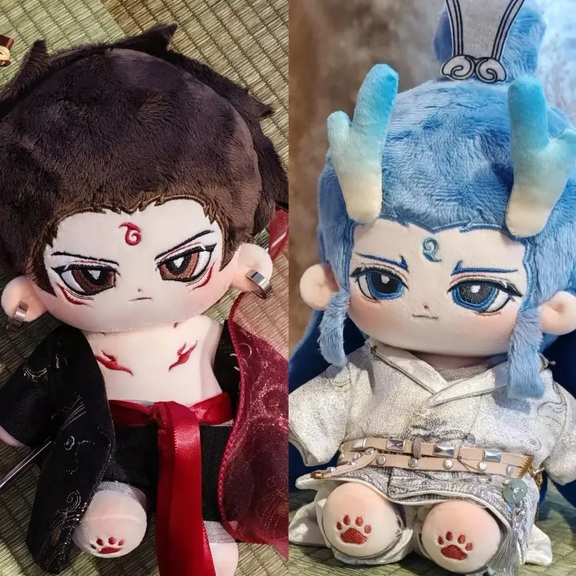 2025 Anime Movie Ne Zha 2 Aobing Nezha Plush Stuffed Doll Body Cosplay Cartoon Dress Up Toy Figures Dolls 20cm Birthday Gift