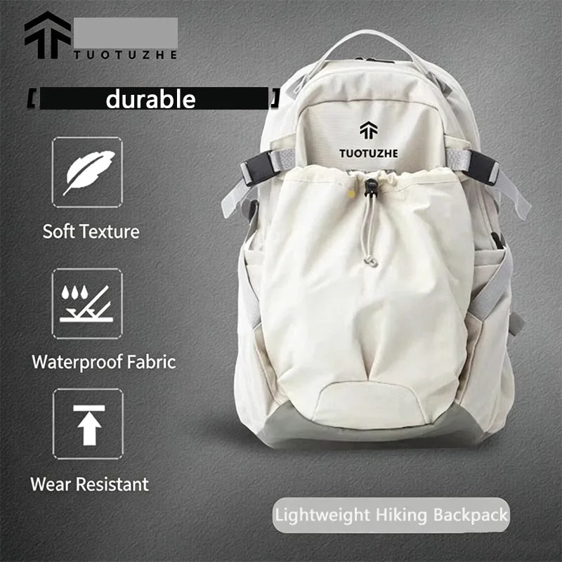 Lightweight Outdoor Hiking Backpack ‌Fashion Mountaineering Bag Water Repellent Student Schoolbag Large Capacity Travel Backpack