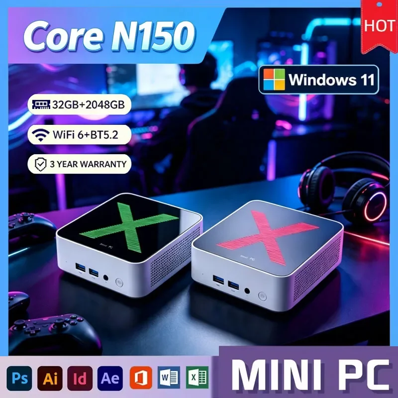 new-mini-pc-portable-intel-n150-high-performance-1tb-2tb-ssd-wifi6-16gb-ram-desktop-office-gaming-pc