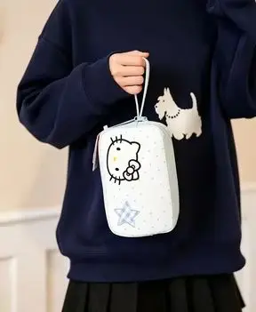 Cross border popular cat makeup bag, toiletries, portable Japanese minimalist multifunctional cosmetics, toiletries and storage