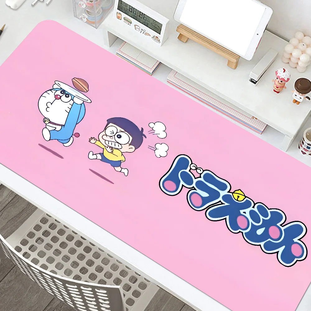 Anime Mousepad Mouse Mat Desk Mat With Pad Gaming Accessories Prime Gaming XXL Keyboard Pad Padding Mat D-Doraemon-n